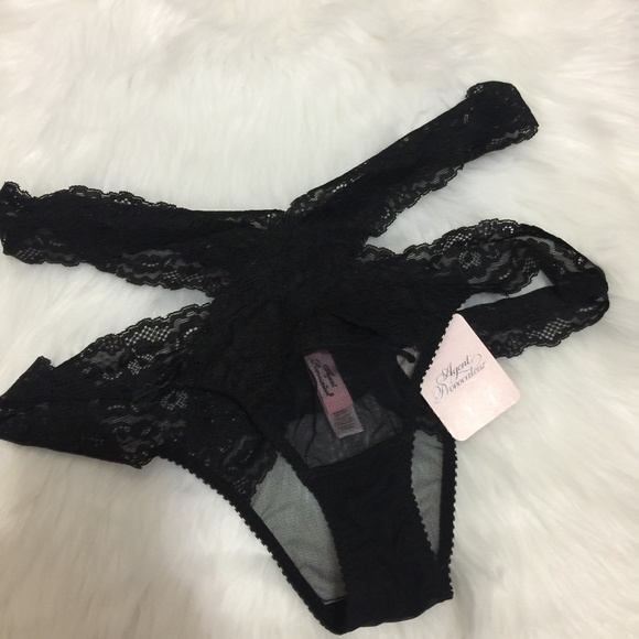 NWT Agent Provocateur Black Blyth Bra & Brief AP3 - Picture 6 of 7
